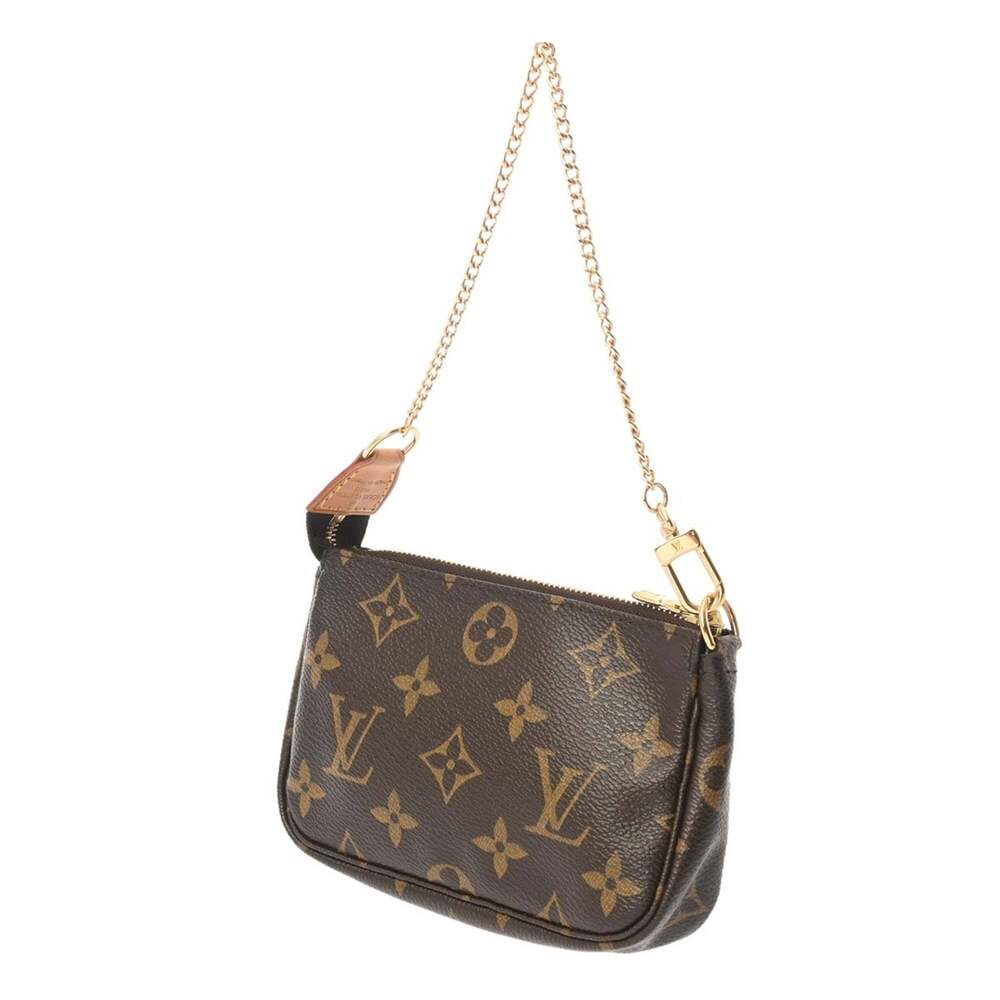 LOUIS VUITTON Authentic Brown Monogram Canvas Pochette Pouch - Picture 3 of 11